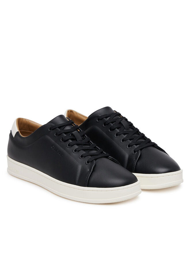 Calvin Klein Αθλητικά Calvin Klein Pure Low Laceup Cupsole Hf Lth HM0HM01859 Μαύρο