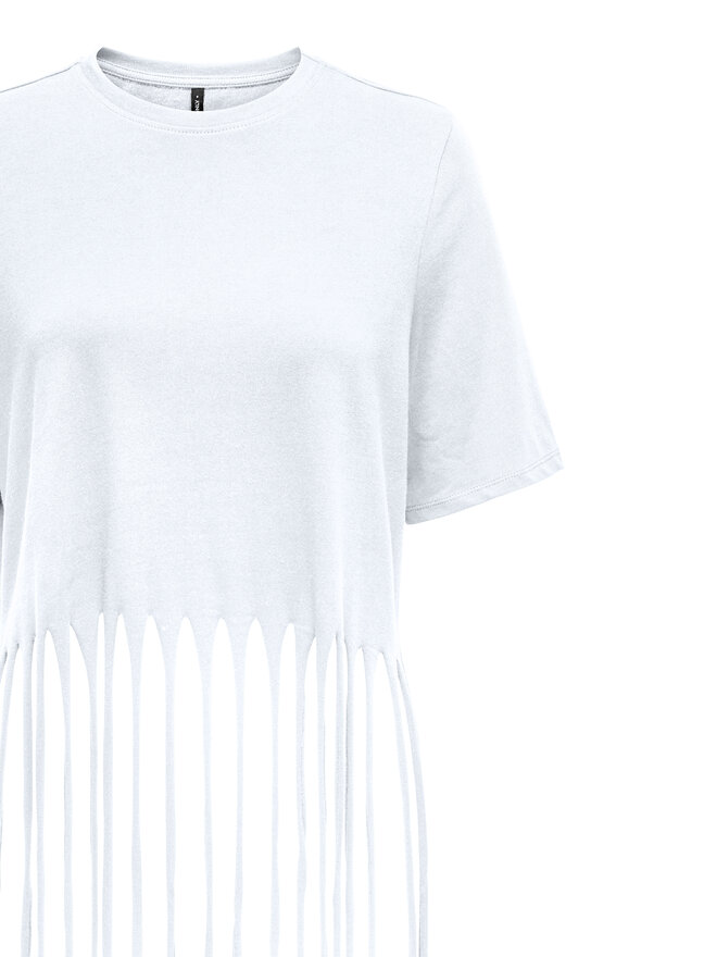 ONLY ONLY Camiseta Zinna 15325262 Blanco Regular Fit