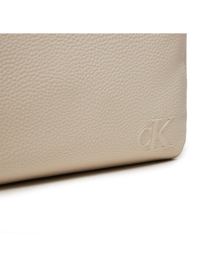 Calvin Klein Jeans Geantă Calvin Klein Jeans Ultralight DblZip Camerabag 21 K60K612283 Écru