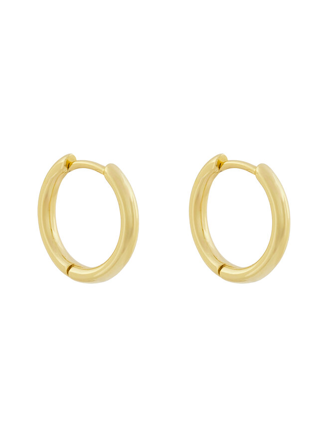 ICED STUFF Обици ICED STUFF Ring Златист