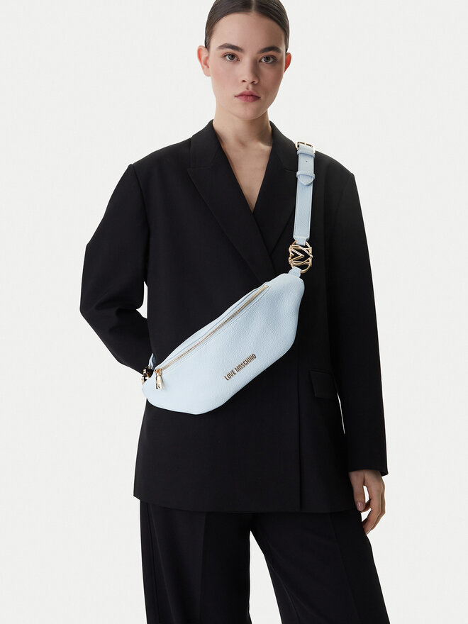 LOVE MOSCHINO Сумка на пояс﻿ LOVE MOSCHINO JC4010PP1OLB0701 Блакитний
