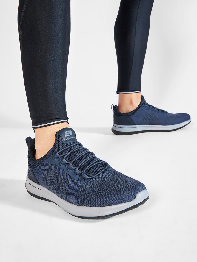 Sneakers Skechers Brewton 65509 BLU Dunkelblau eschuhe.at