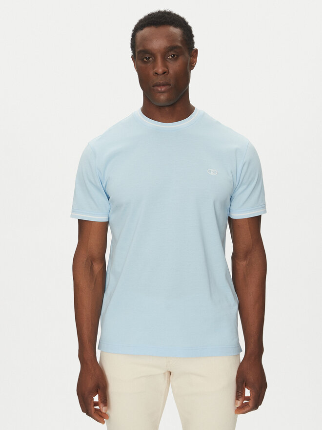 Liu Jo Liu Jo Camiseta QA5161 J4933 Celeste Regular Fit