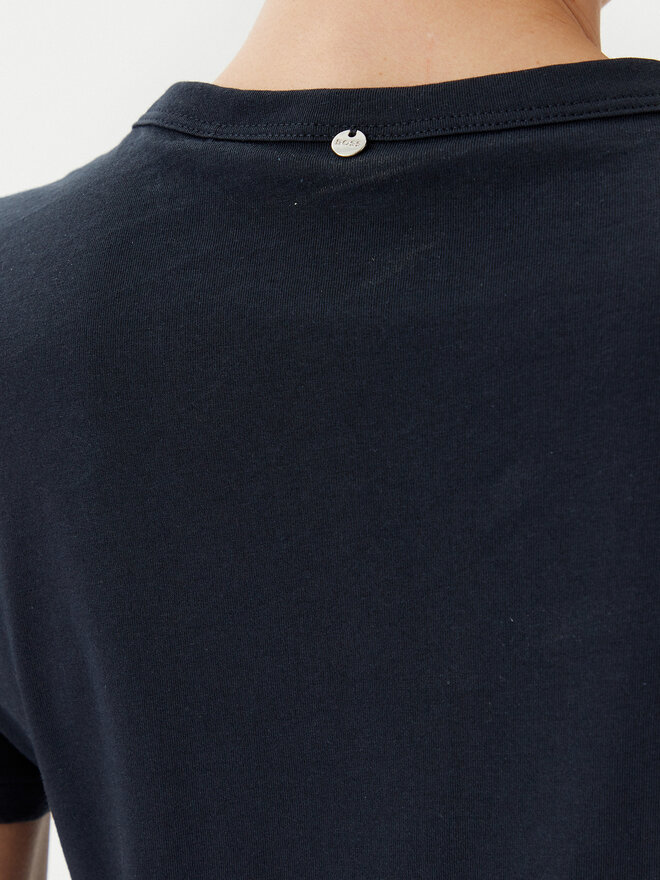 BOSS BOSS T-Shirt C_Elogo_21 50540260 Dunkelblau Slim Fit
