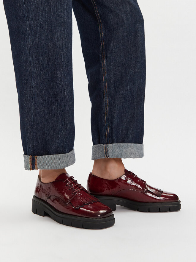 Hispanitas Oxfordy Hispanitas HI254235 Bordowy