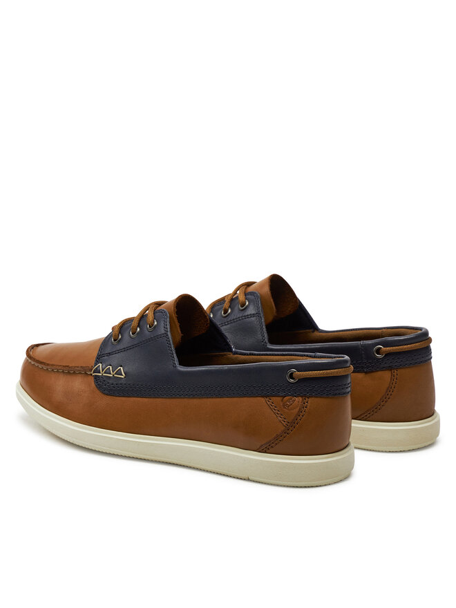 Clarks Polobotky Clarks Bratton Boat 26176097 Hnědá