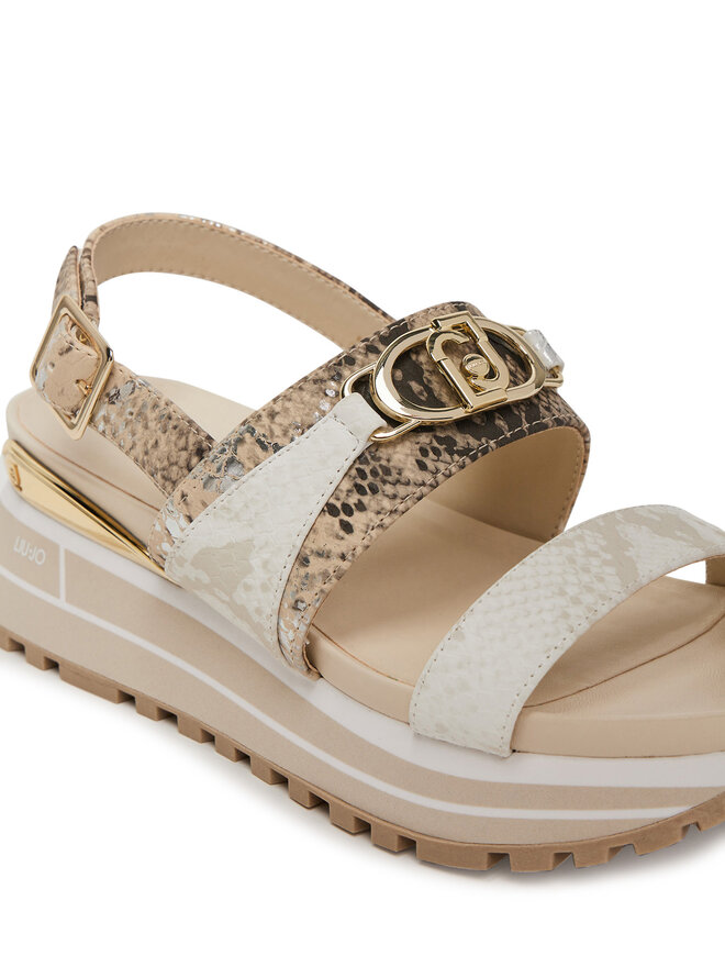 Liu Jo Sandały Liu Jo Maxi Wonder Sandal 30 BA5081 EX289 Beżowy