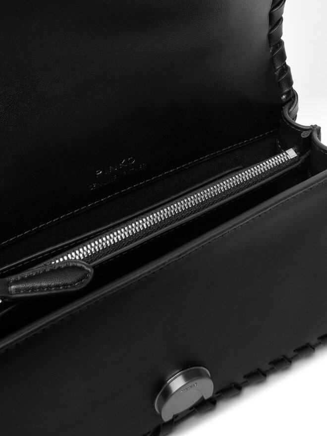 PINKO Torbica PINKO Love One Mini Cl. AI 25-26 PLTT 100059 A2OR Crna