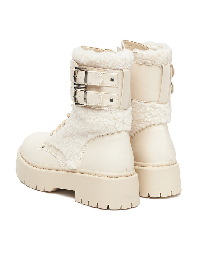 DeeZee Botines planos DeeZee 13123-2 Écru