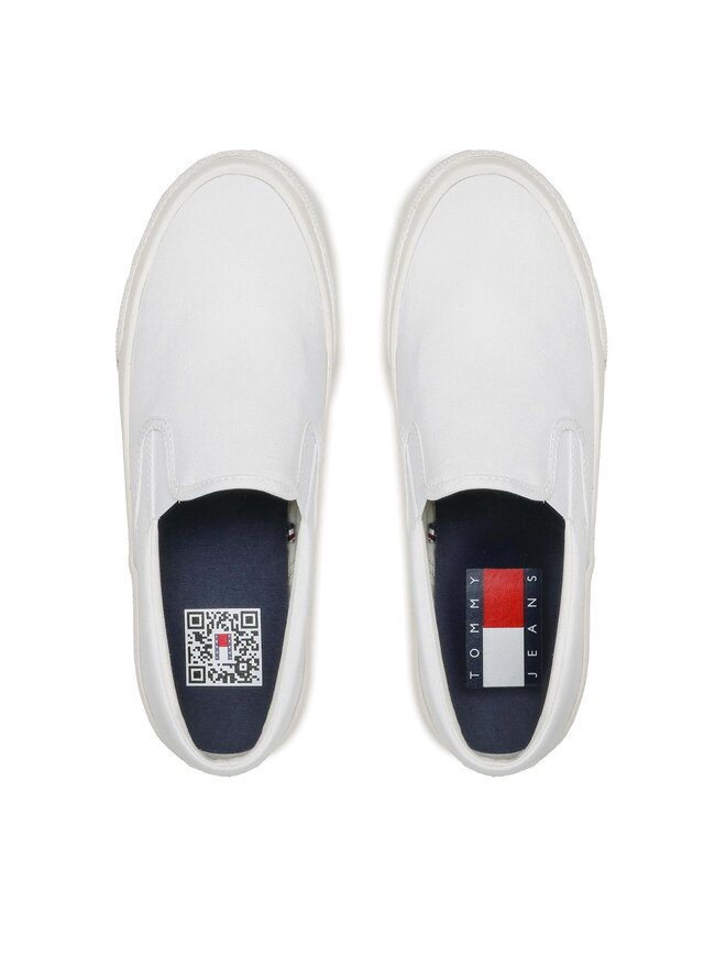 Tommy Jeans Tenisky Tommy Jeans Slip On Canvas Color EM0EM01156 Bílá