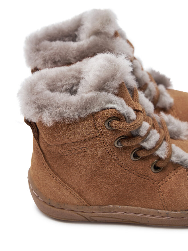 Froddo Gležnjarji Froddo Minni Suede Laces G2110140-2 M Rjava