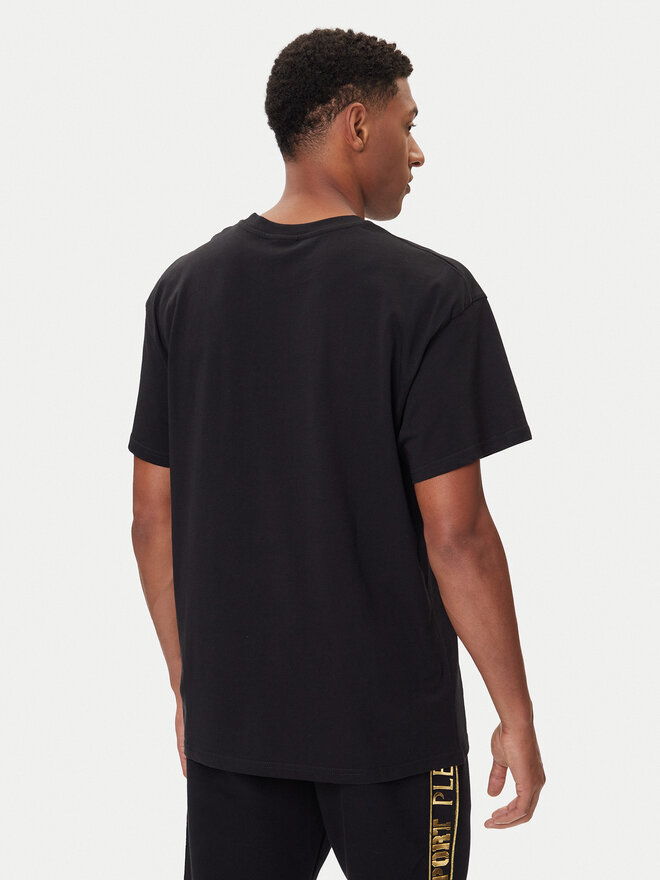 Plein Sport Plein Sport T-Shirt FAEC MTK8354 STE001N Schwarz Loose Fit