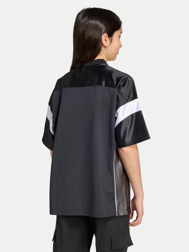 adidas adidas Футболка Jersey JX3880 Чорний Loose Fit