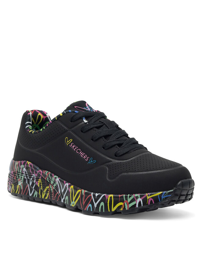 Skechers Sneakers Skechers UNO LITE 314976L BKMT Schwarz