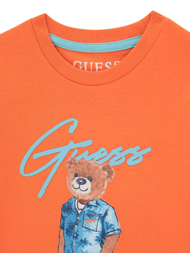 Guess Guess T-Shirt N6GI04 K8HM4 Orange Regular Fit