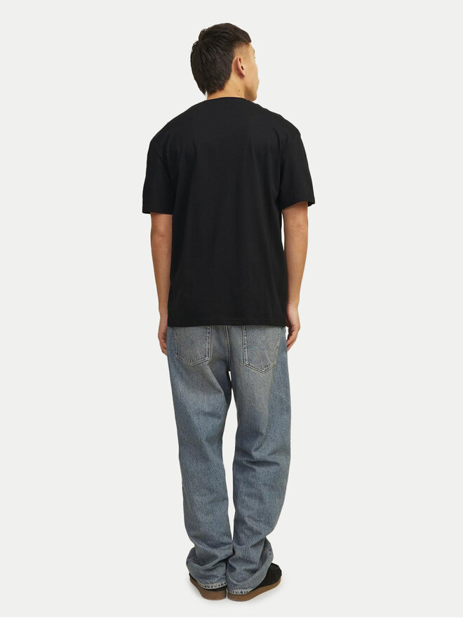 Jack&Jones Jack&Jones Marškinėliai Seven Skull 12262491 Juoda Regular Fit