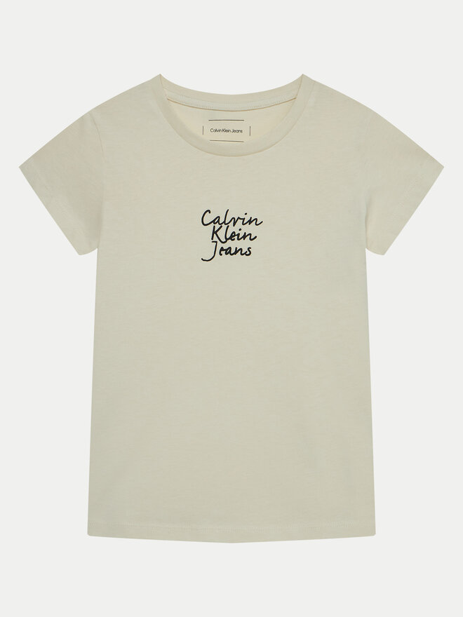 Calvin Klein Jeans Calvin Klein Jeans Camiseta IG0IG02805 Écru Slim Fit
