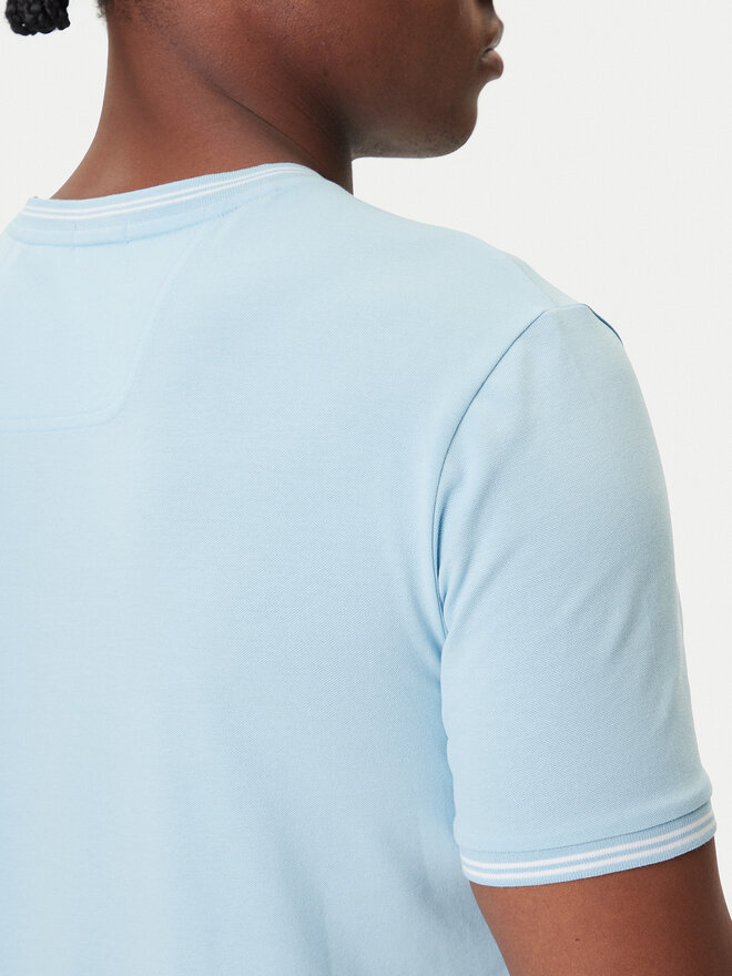BOSS BOSS Camiseta Taul 50521245 Celeste Regular Fit