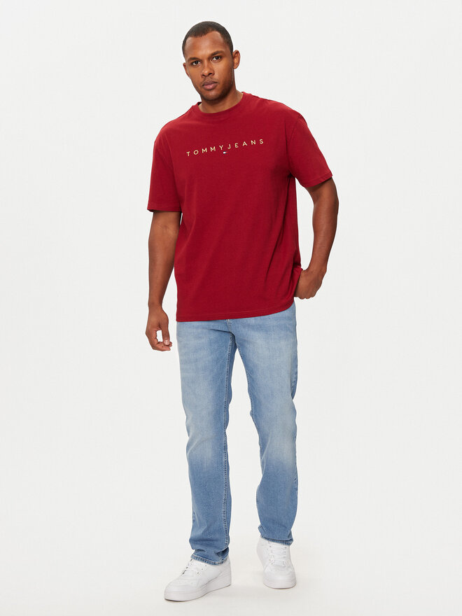Tommy Jeans Tommy Jeans Póló DM0DM19694 Piros Regular Fit