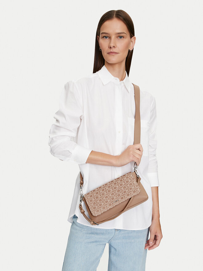 Calvin Klein Handtasche Calvin Klein Ck Must Shoulder Bag K60K612646 Braun