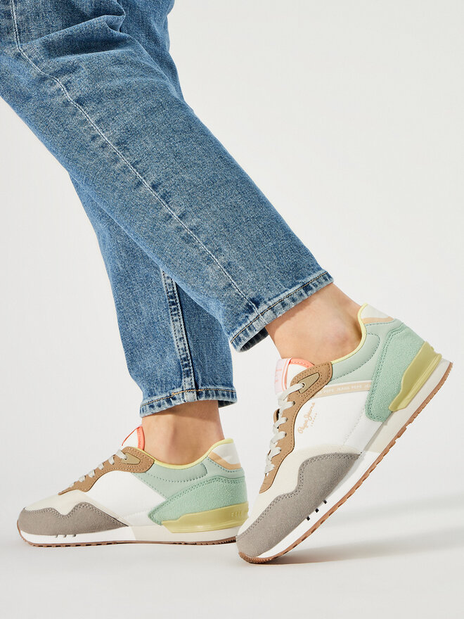 Pepe Jeans Snīkeri Pepe Jeans London Urban W PLS40005 Pelēks