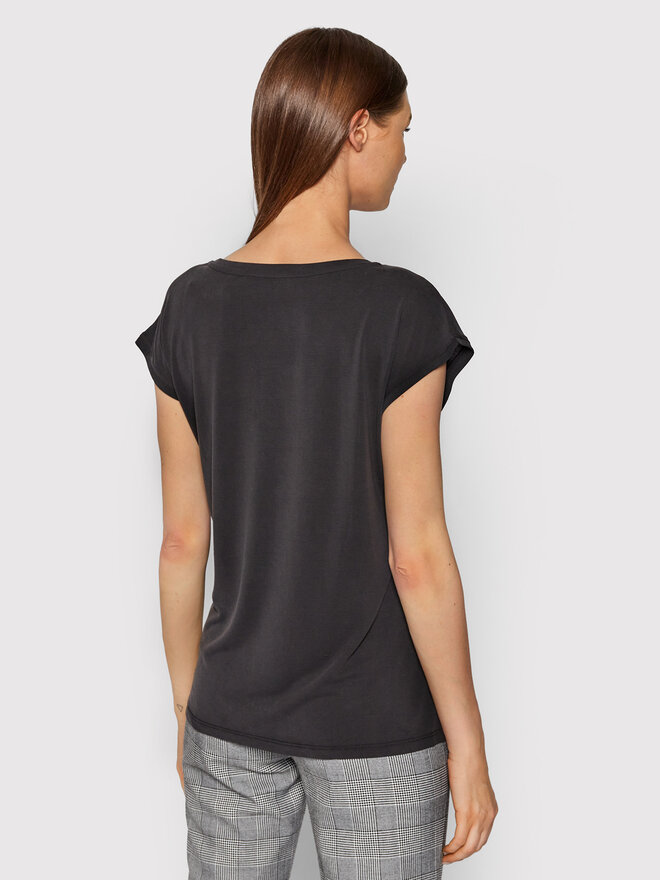 Vero Moda Vero Moda Marškinėliai Filli 10247666 Juoda Regular Fit