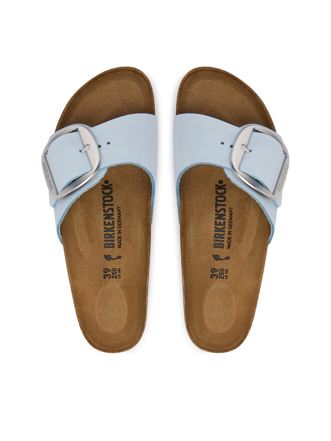 Birkenstock Pantoletten Birkenstock Madrid Big Buckle 1031798 Himmelblau