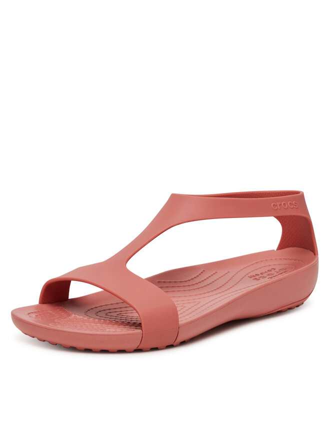 Crocs Sandały Crocs SERENA SANDAL 205469-682 Różowy