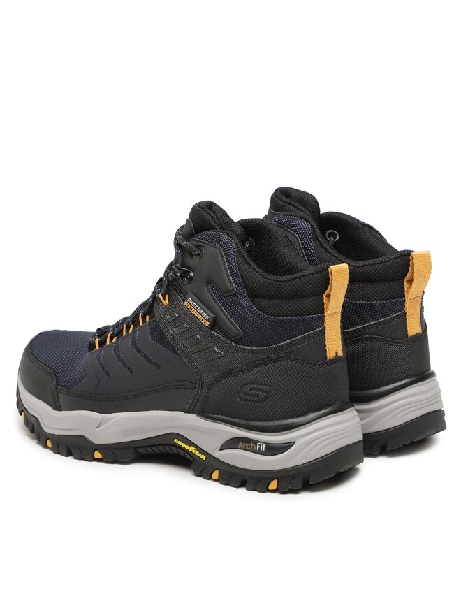 Skechers Trapery Skechers Arch Fit Dawson Raveno 204634/NVBK Niebieski