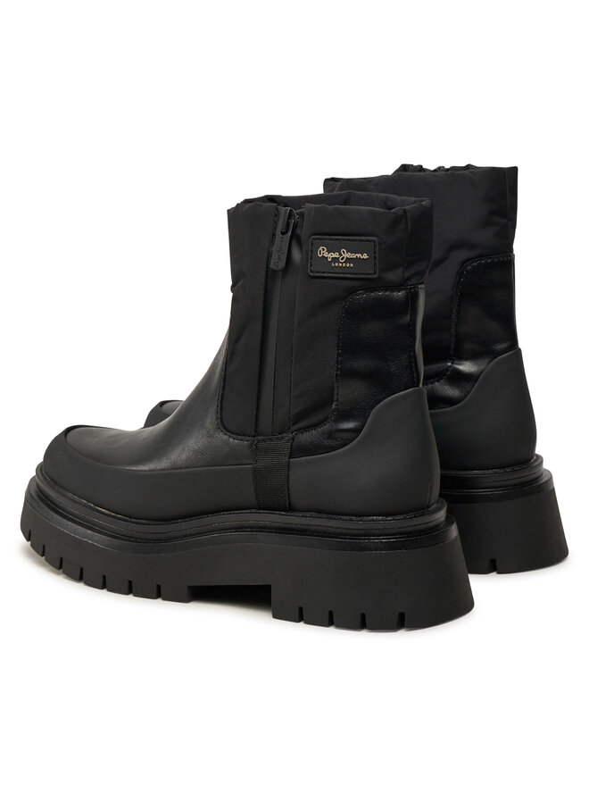 Pepe Jeans Botine Pepe Jeans PLS50528 Negru