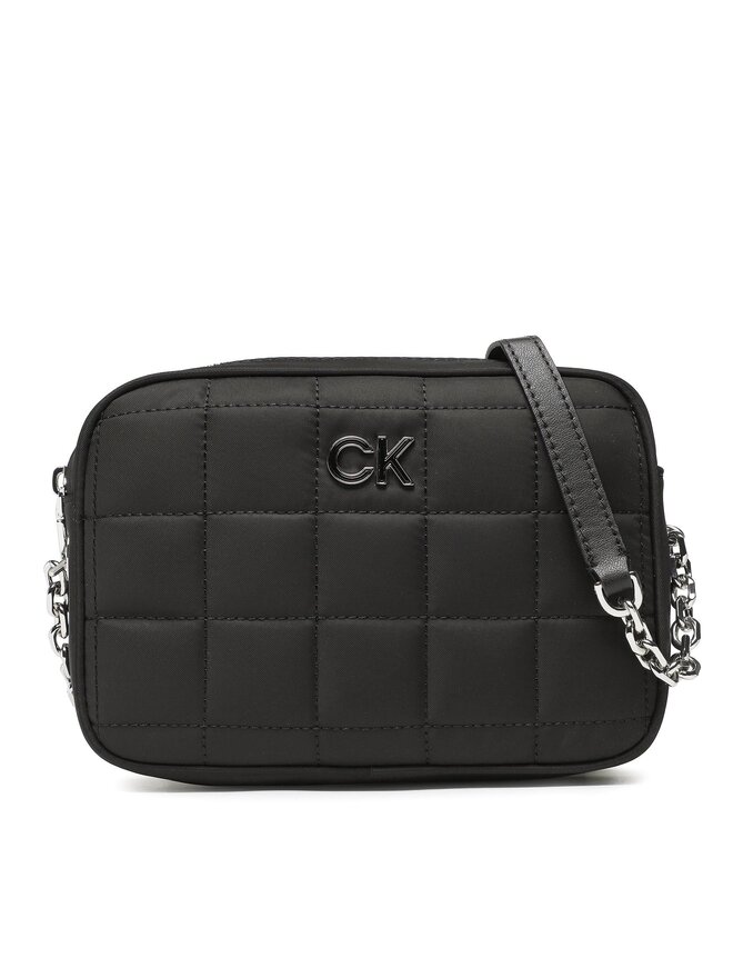 Calvin Klein Дамска чанта Calvin Klein Re-Lock Quil Camera Bag Nyl K60K610640 Черен