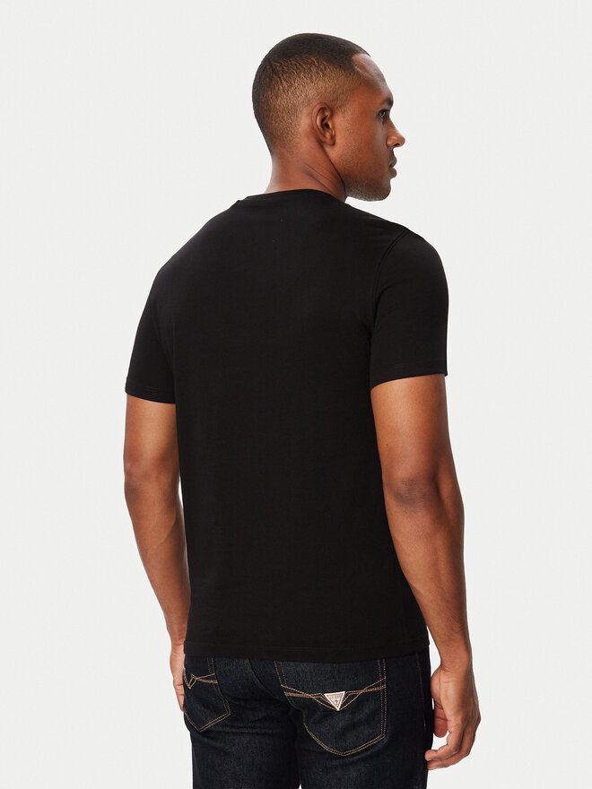 Guess Guess T-Shirt M6BI49 K6186 Schwarz Slim Fit