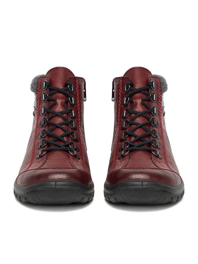 Rieker Botine Rieker CEO-L7144-35 Vișiniu
