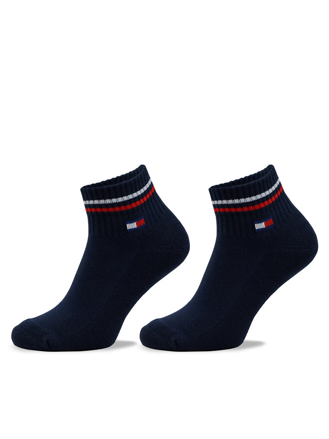 Tommy Hilfiger Zestaw 2 par niskich skarpet unisex Tommy Hilfiger 701228177 Granatowy