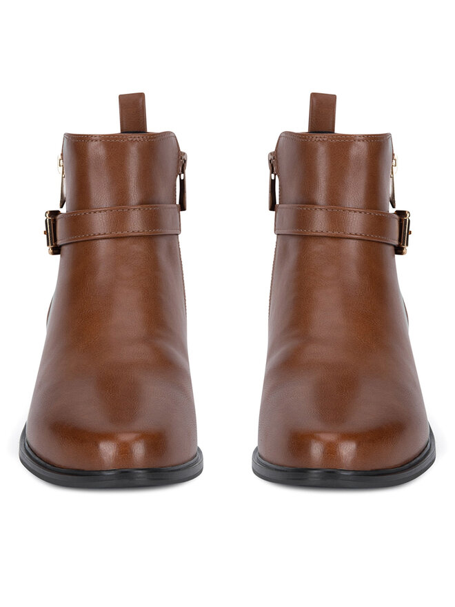 Clara Barson Polokozačky Clara Barson WYL4016-1 Hnědá