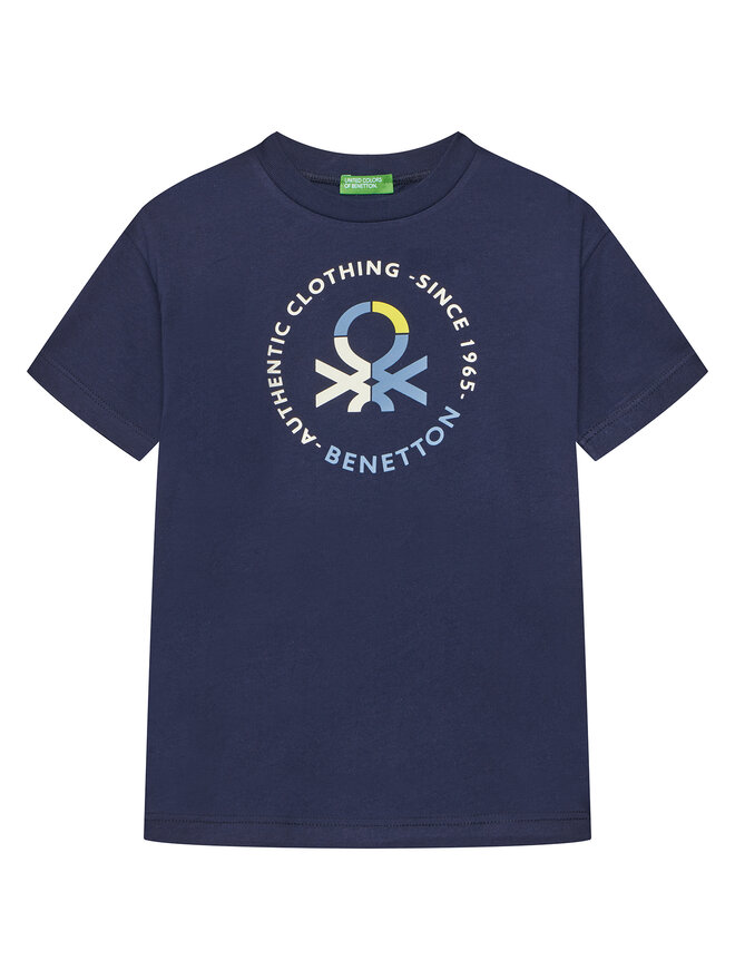 United Colors Of Benetton United Colors Of Benetton T-Shirt 3I1XC10N3 Dunkelblau Regular Fit