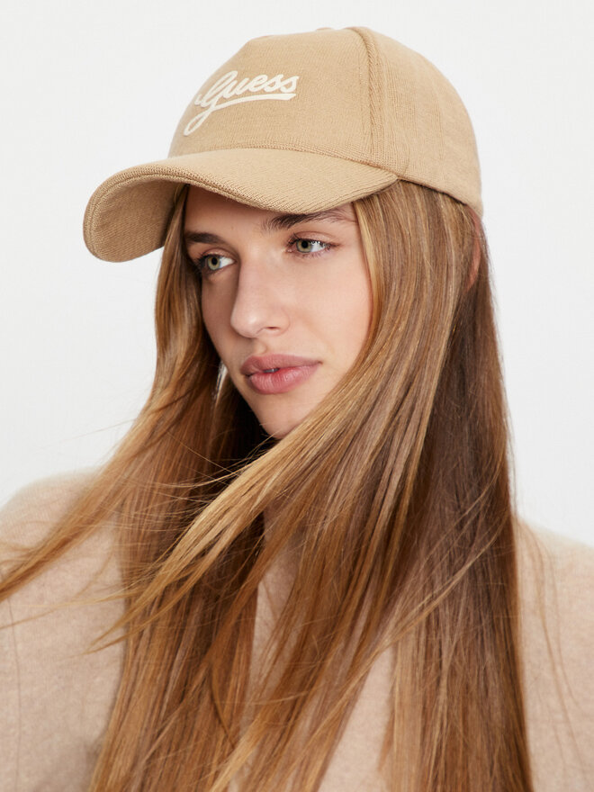 Guess Kšiltovka Guess AW5182 WOL01 Béžová