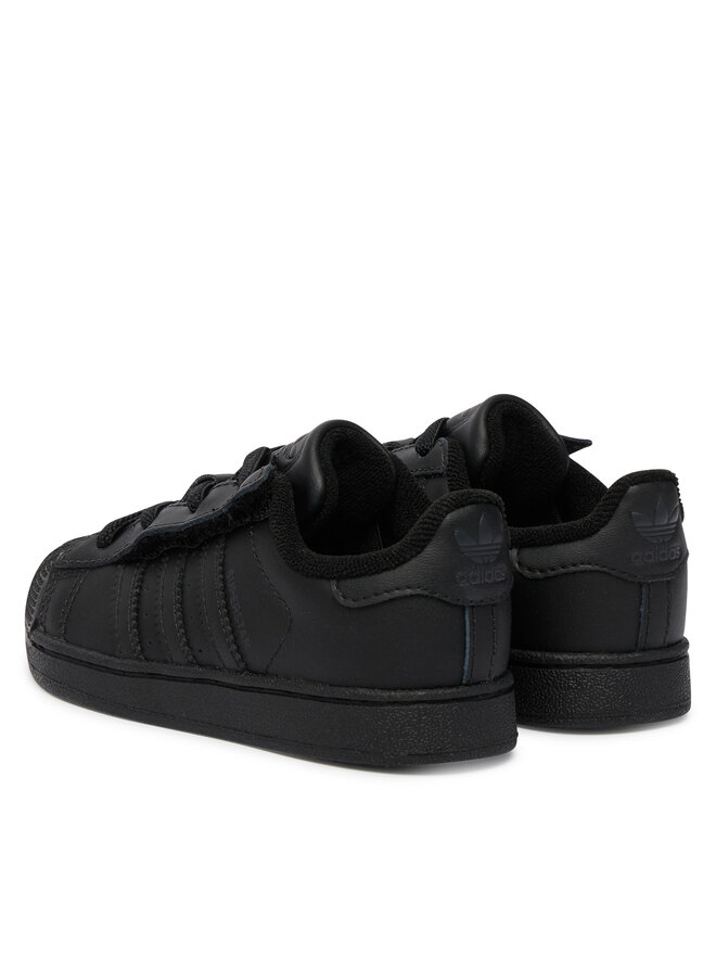 adidas Снікерcи adidas Superstar II Comfort Closure Elastic Lace JR9415 Чорний