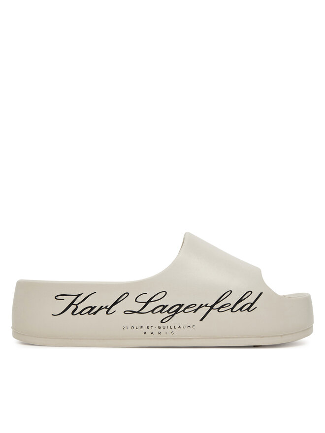 KARL LAGERFELD Шльопанці KARL LAGERFELD Kobo II KL86000 Білий