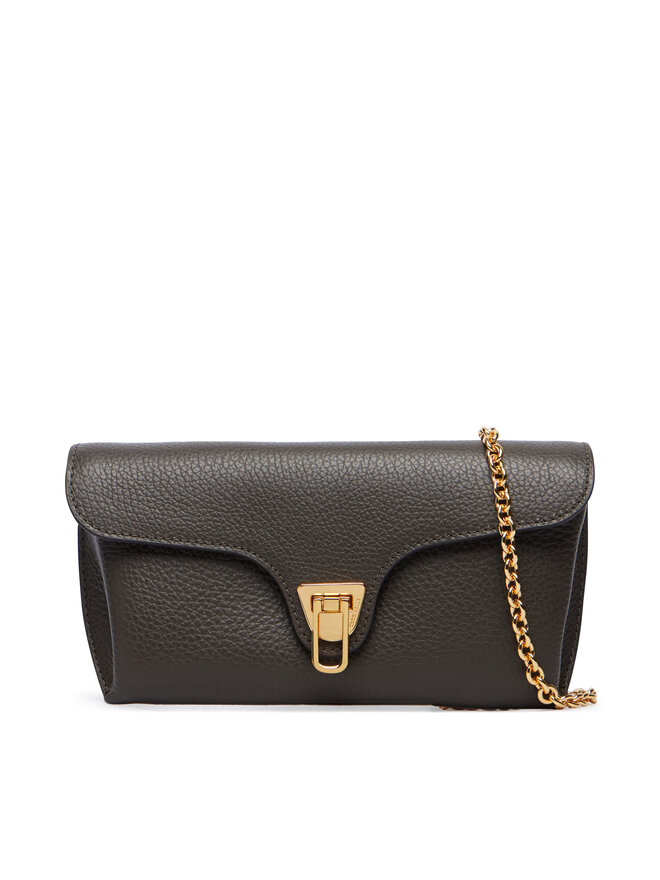 Coccinelle Handtasche Coccinelle T8A Coccinelle Double Beat E1 T8A 11 02 01 Khakifarben
