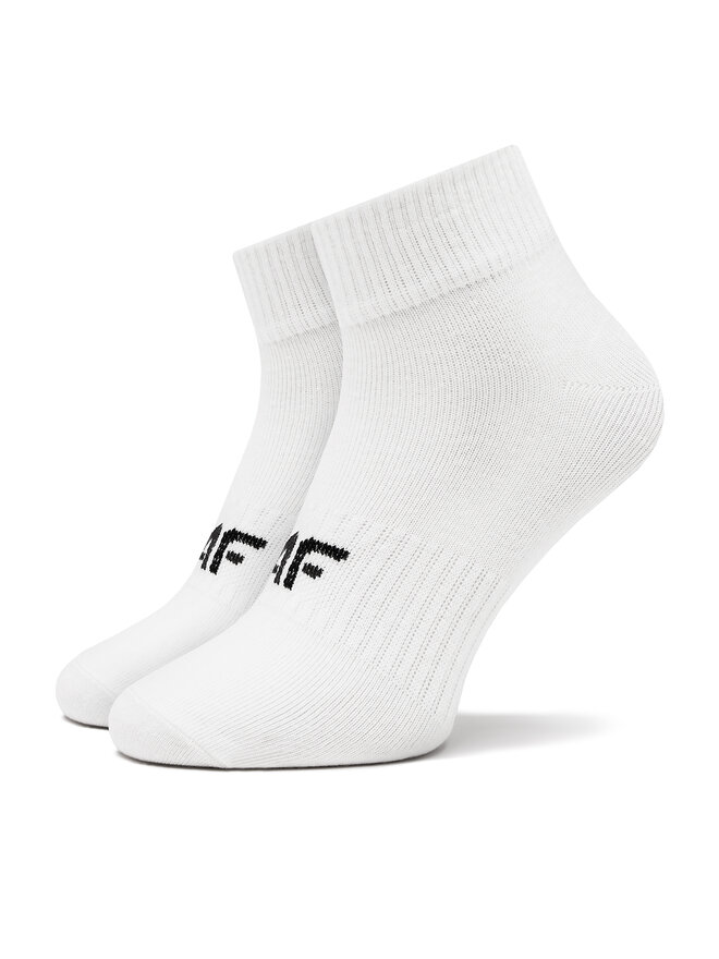 4F Set 7 párov nízkych pánskych ponožiek 4F 4FWAW23USOCM223 Biela