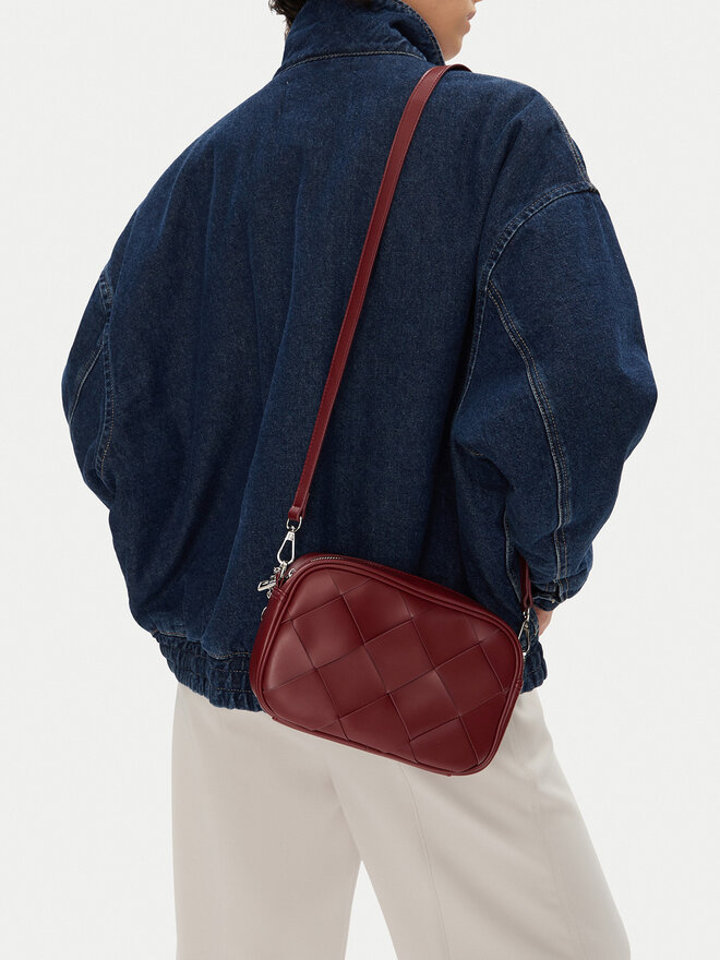 JENNY Ročna torba JENNY C-JEN-L-005-08 Bordo rdeča