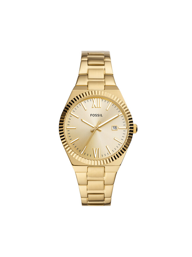 Fossil Годинник Fossil Scarlette ES5299 Золотий