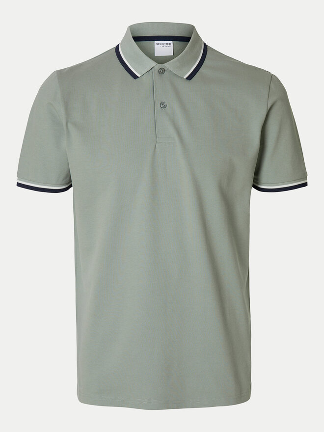 Selected Homme Selected Homme Pólóing 16095852 Zöld Slim Fit