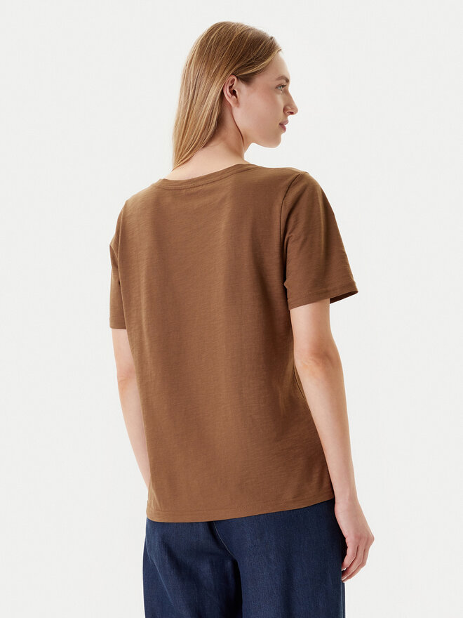 United Colors Of Benetton United Colors Of Benetton Majica 3BVXD400H Rjava Relaxed Fit