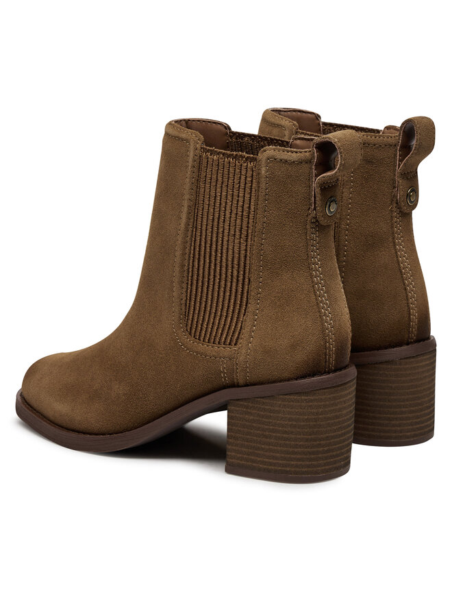 Clarks Stiefeletten Clarks Chamberly Top 26178832 Braun
