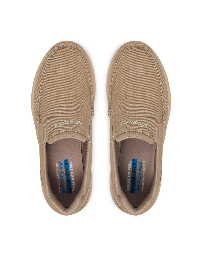 Skechers Туфлі Skechers Relaxed Fit: Hasting - Fielden 205066/TPE Бежевий