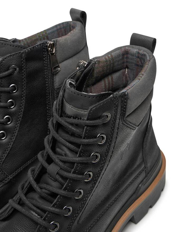 Wrangler Schnürstiefeletten Wrangler Nevada 20243033.25Y Schwarz