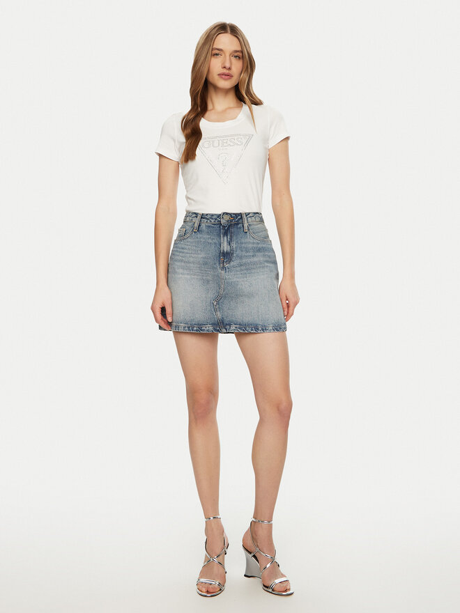 Guess Guess T-Shirt W5RI11 J1314 Weiß Regular Fit