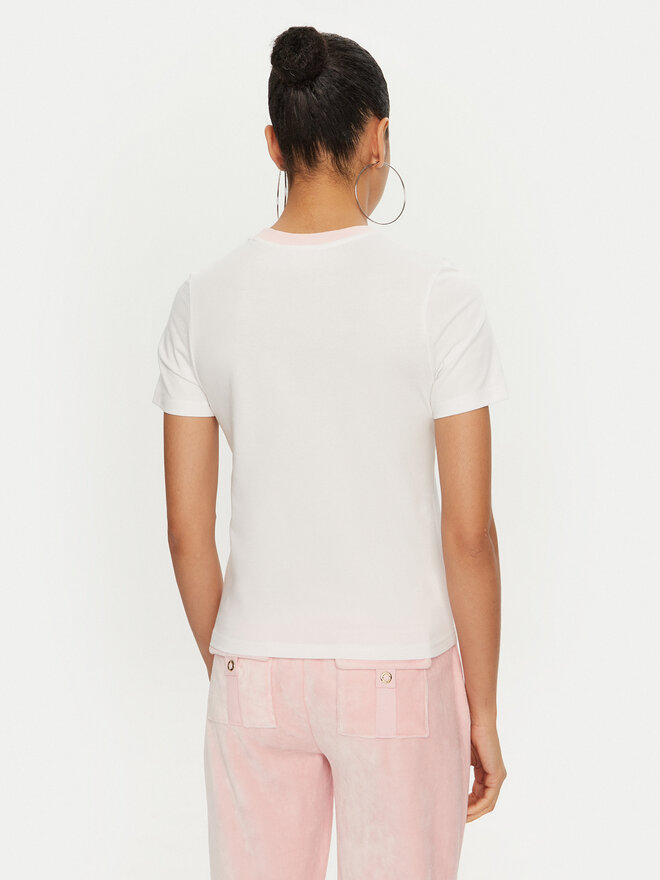 Juicy Couture Juicy Couture Póló College Gf JCSCT224414 Fehér Regular Fit